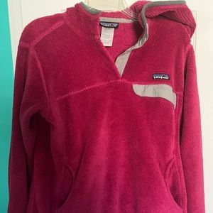 Patagonia re-tool snap-t pullover with hood